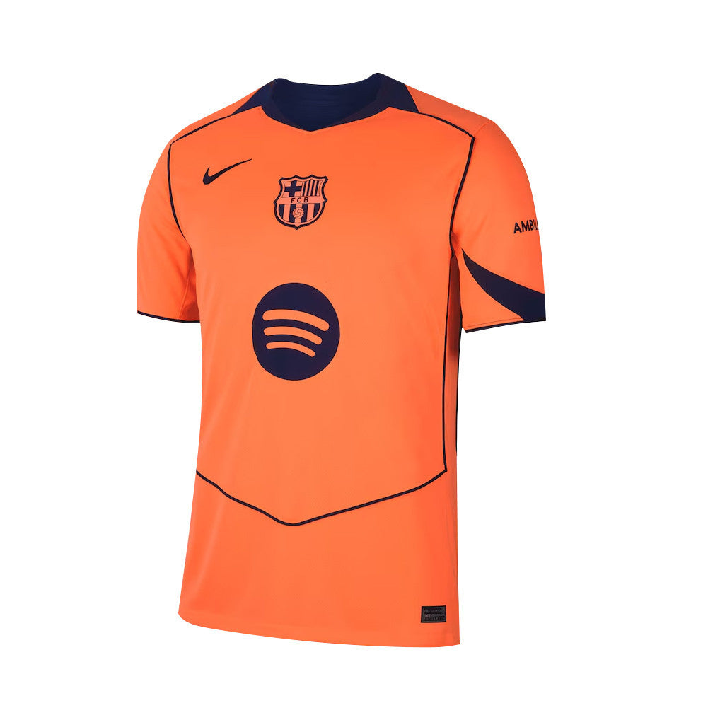 Pedri 8 Barcelona 25/26 Third Men Jersey - Orange