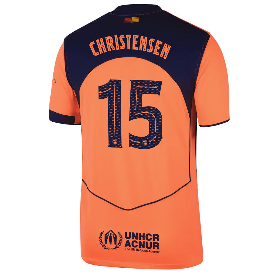 Andreas Christensen 15 Barcelona 25/26 Third Men Jersey - Orange
