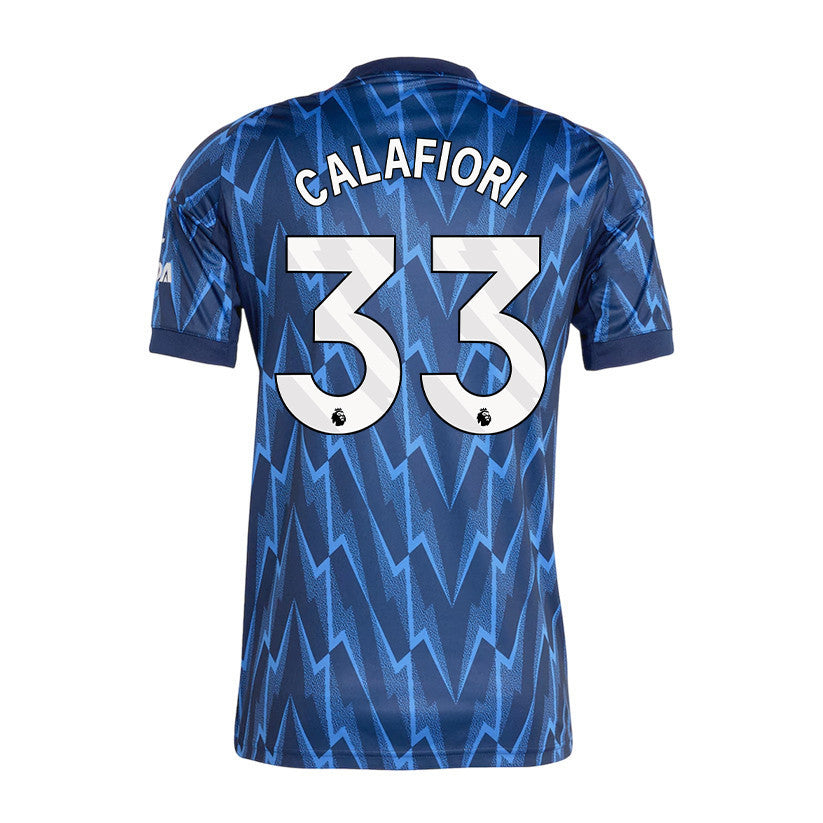 Riccardo Calafiori 33 Arsenal 25/26 Away Men Jersey - Navy Blue