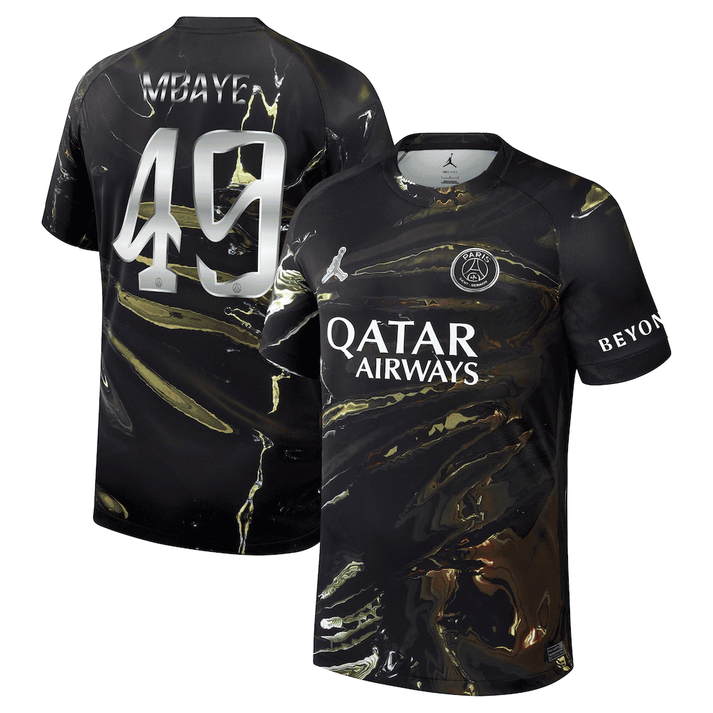 Mbaye 49 Paris Saint-Germain Jordan Night Edition 2025/26 Cup Printing Jersey - Men