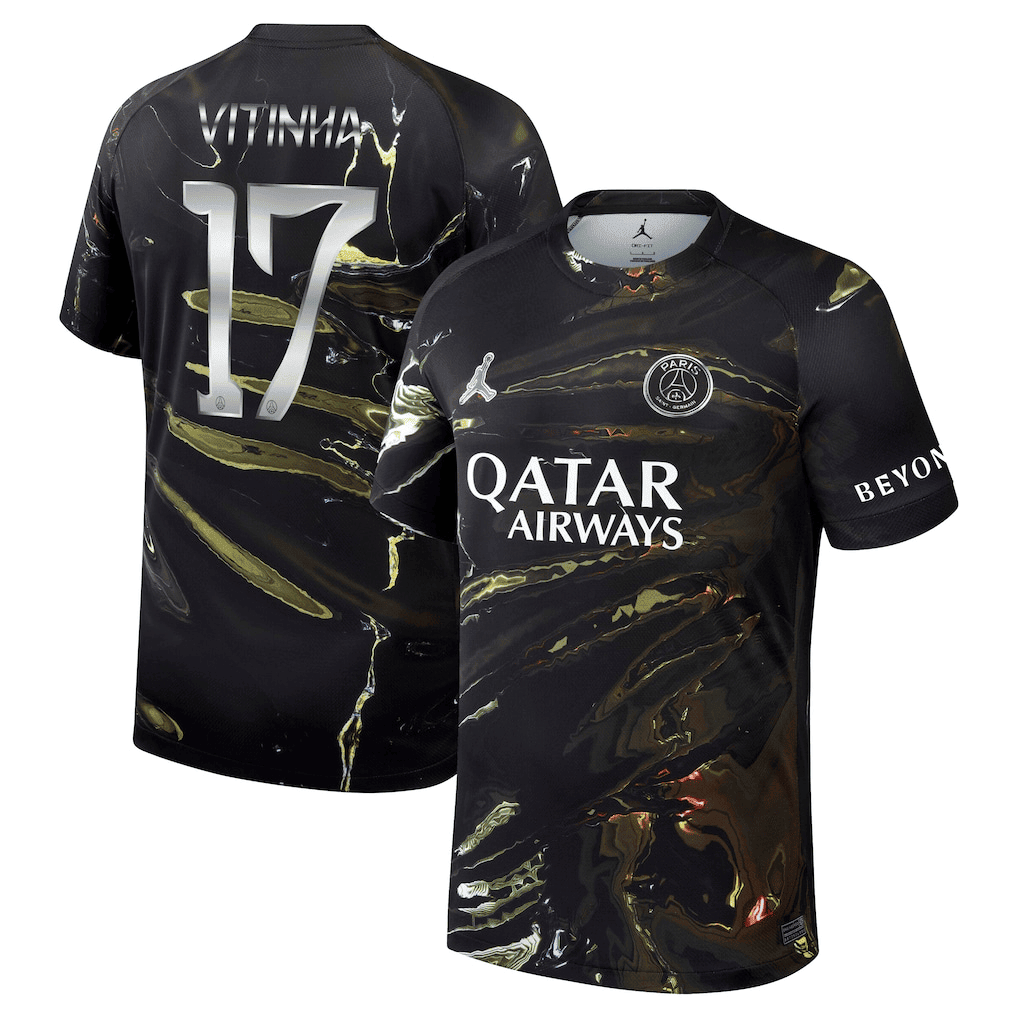 Vitinha 17 Paris Saint-Germain Jordan Night Edition 2025/26 Cup Printing Jersey - Men