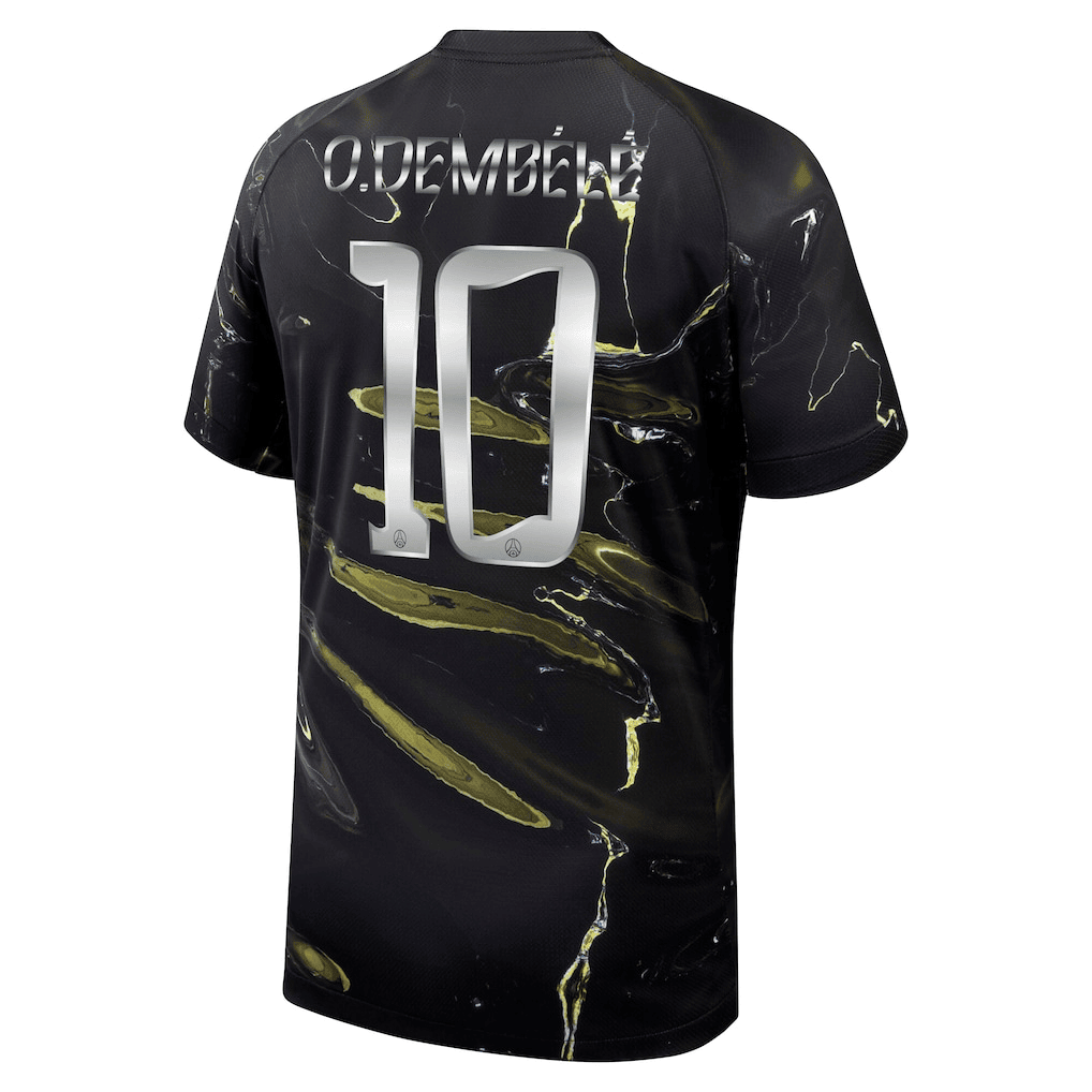 O.Dembélé 10 Paris Saint-Germain Jordan Night Edition 2025/26 Cup Printing Jersey - Men