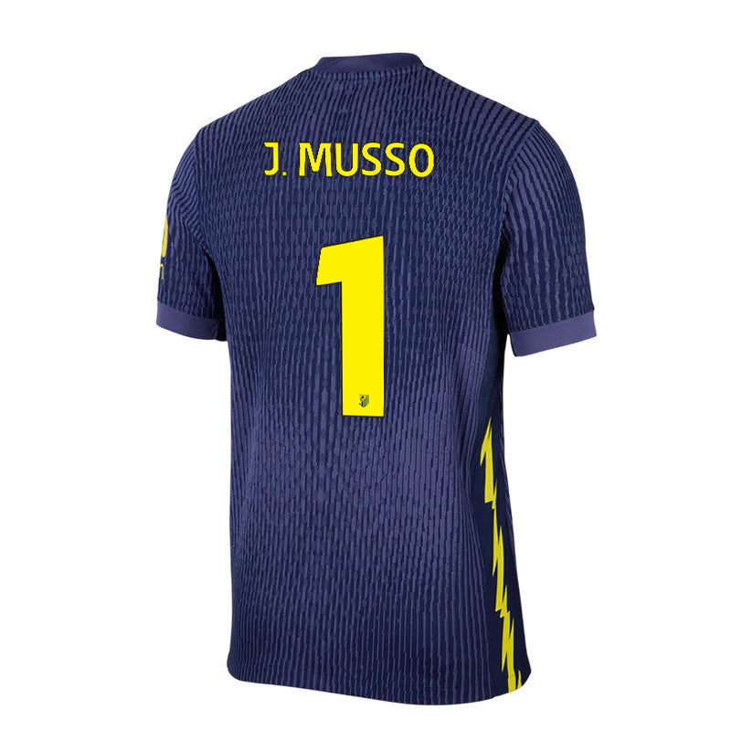Juan Musso 1 Atlético Madrid 25/26 Away Men Jersey - Navy/Yellow