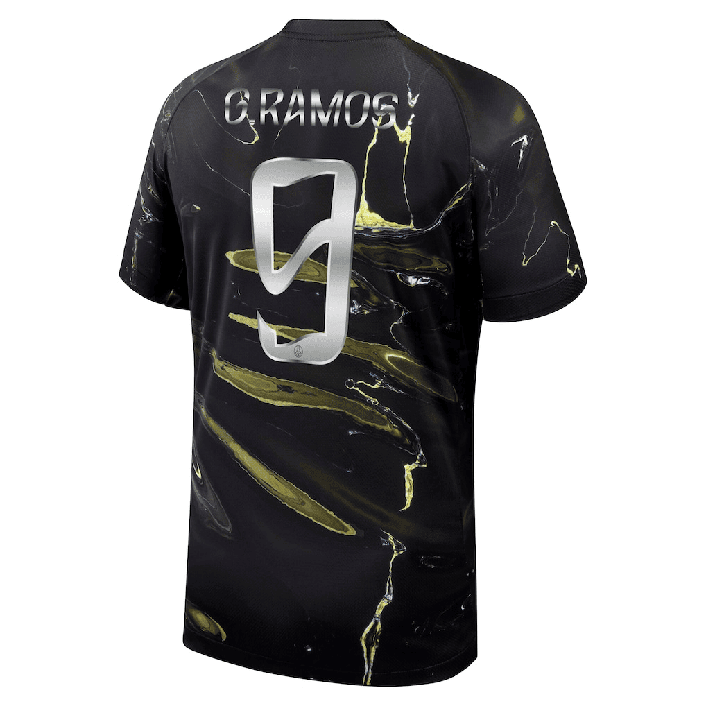 G.Ramos 9 Paris Saint-Germain Jordan Night Edition 2025/26 Cup Printing Jersey - Men