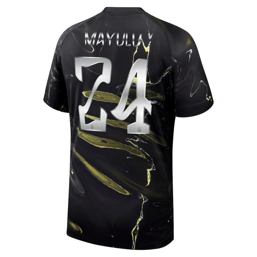 Mayulu 24 Paris Saint-Germain Jordan Night Edition 2025/26 Cup Printing Jersey - Men
