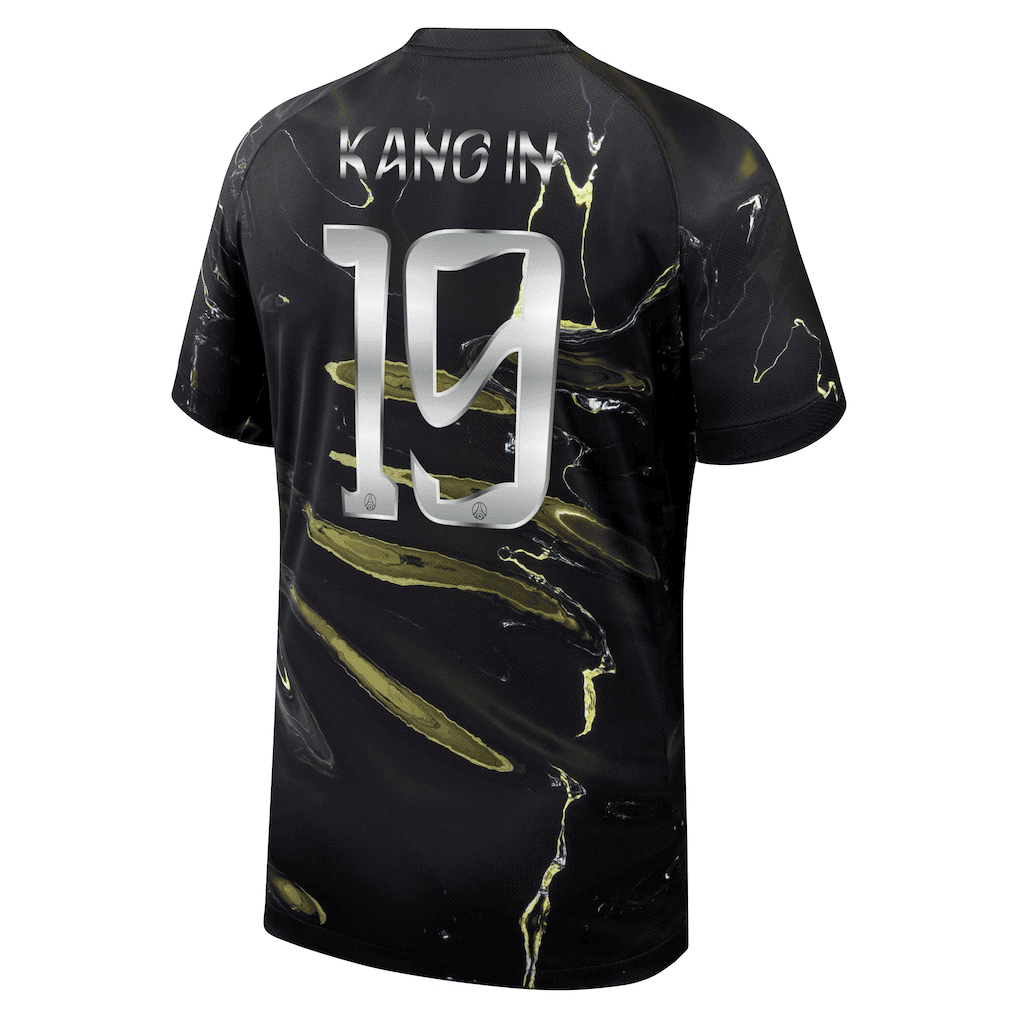 Kang In 19 Paris Saint-Germain Jordan Night Edition 2025/26 Cup Printing Jersey - Men