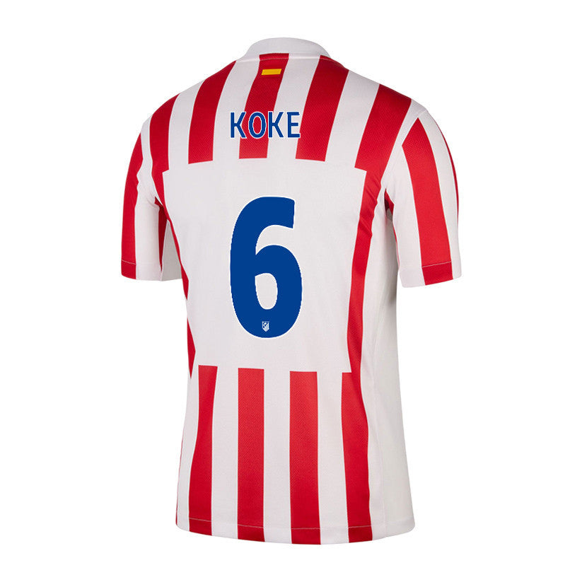 Koke 6 Atlético Madrid 25/26 Home Men Jersey - Red/White