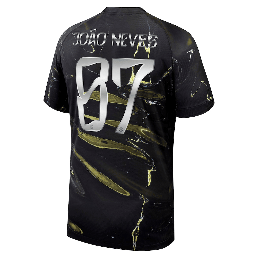 João Neves 87 Paris Saint-Germain Jordan Night Edition 2025/26 Cup Printing Jersey - Men