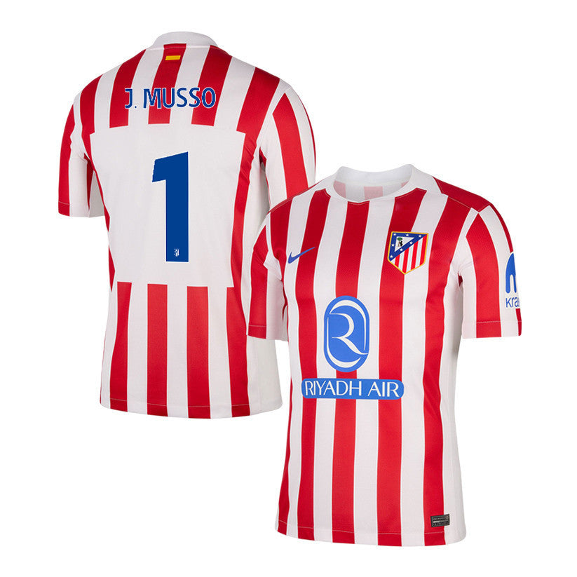 Juan Musso 1 Atlético Madrid 25/26 Home Men Jersey - Red/White