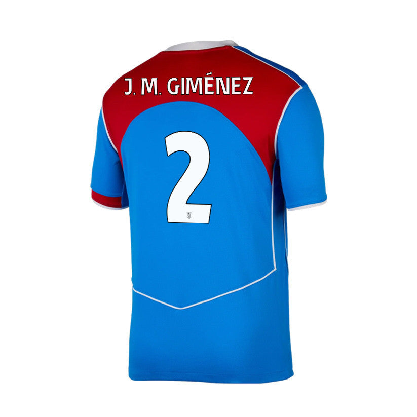 José Maria Giménez 2 Atlético Madrid 25/26 Third Men Jersey - Blue/Red