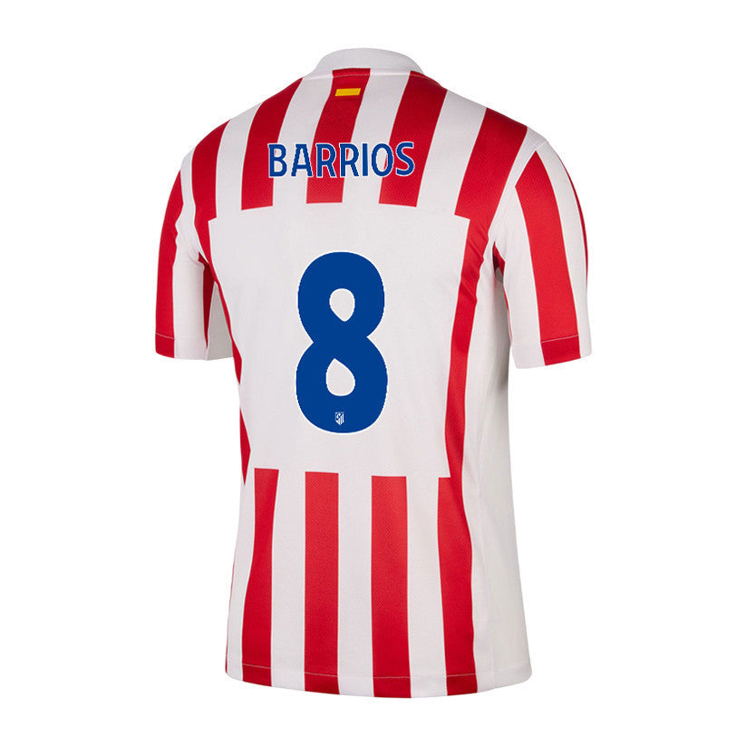Pablo Barrios 8 Atlético Madrid 25/26 Home Men Jersey - Red/White