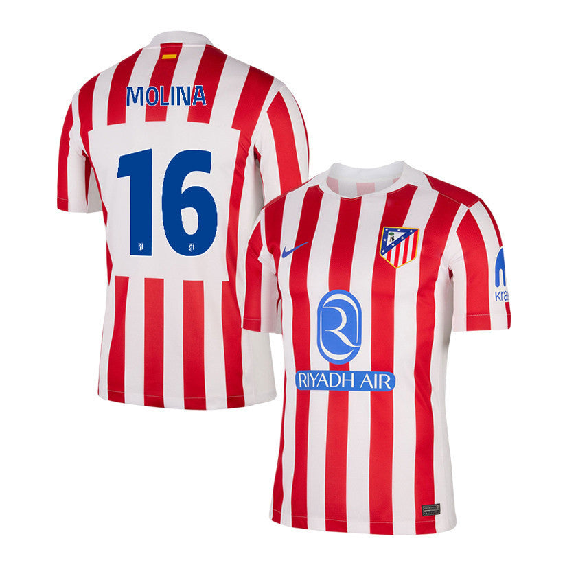 Nahuel Molina 16 Atlético Madrid 25/26 Home Men Jersey - Red/White