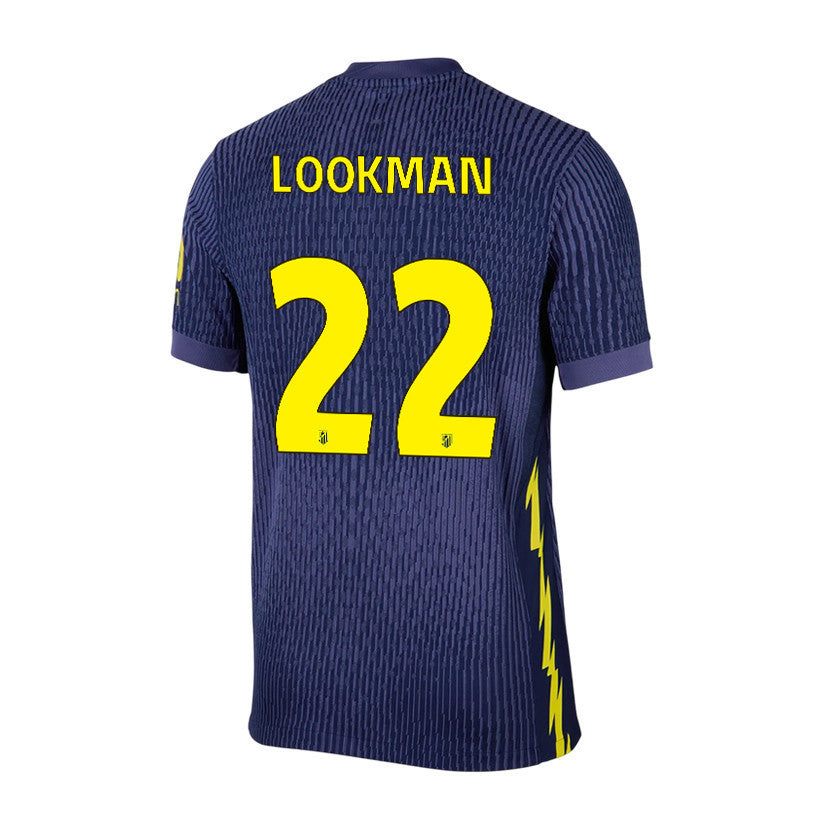 Ademola Lookman 22 Atlético Madrid 25/26 Away Men Jersey - Navy/Yellow