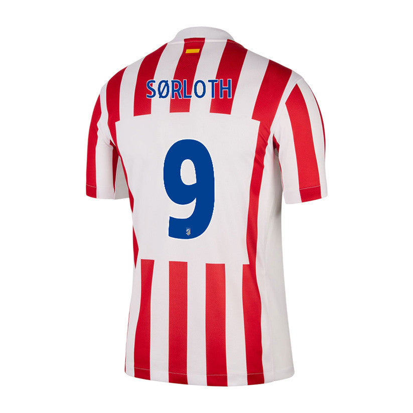 Alexander Sørloth 9 Atlético Madrid 25/26 Home Men Jersey - Red/White