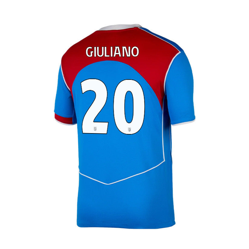 Giuliano Simeone 20 Atlético Madrid 25/26 Third Men Jersey - Blue/Red