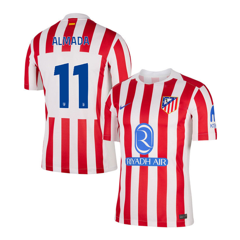 Thiago Almada 11 Atlético Madrid 25/26 Home Men Jersey - Red/White
