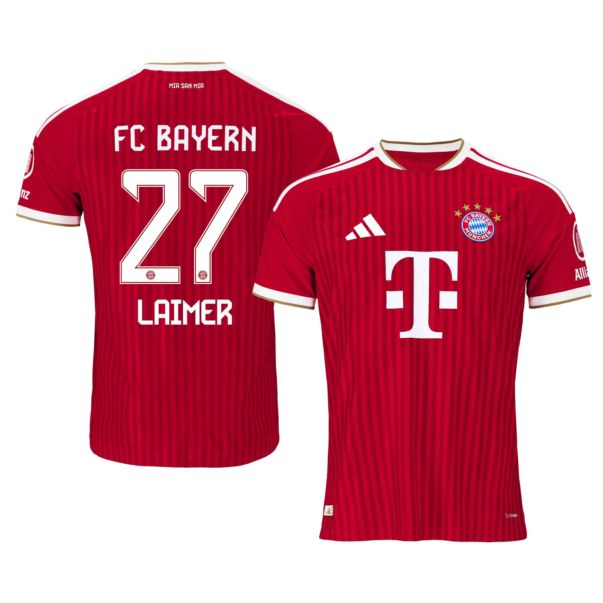 Konrad Laimer 27 Bayern Munich 2026/27 Home Jersey - Men, Red