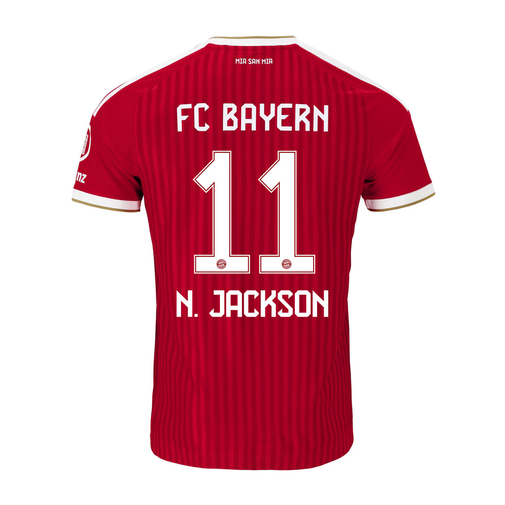 Nicolas Jackson 11 Bayern Munich 2026/27 Home Jersey - Men, Red
