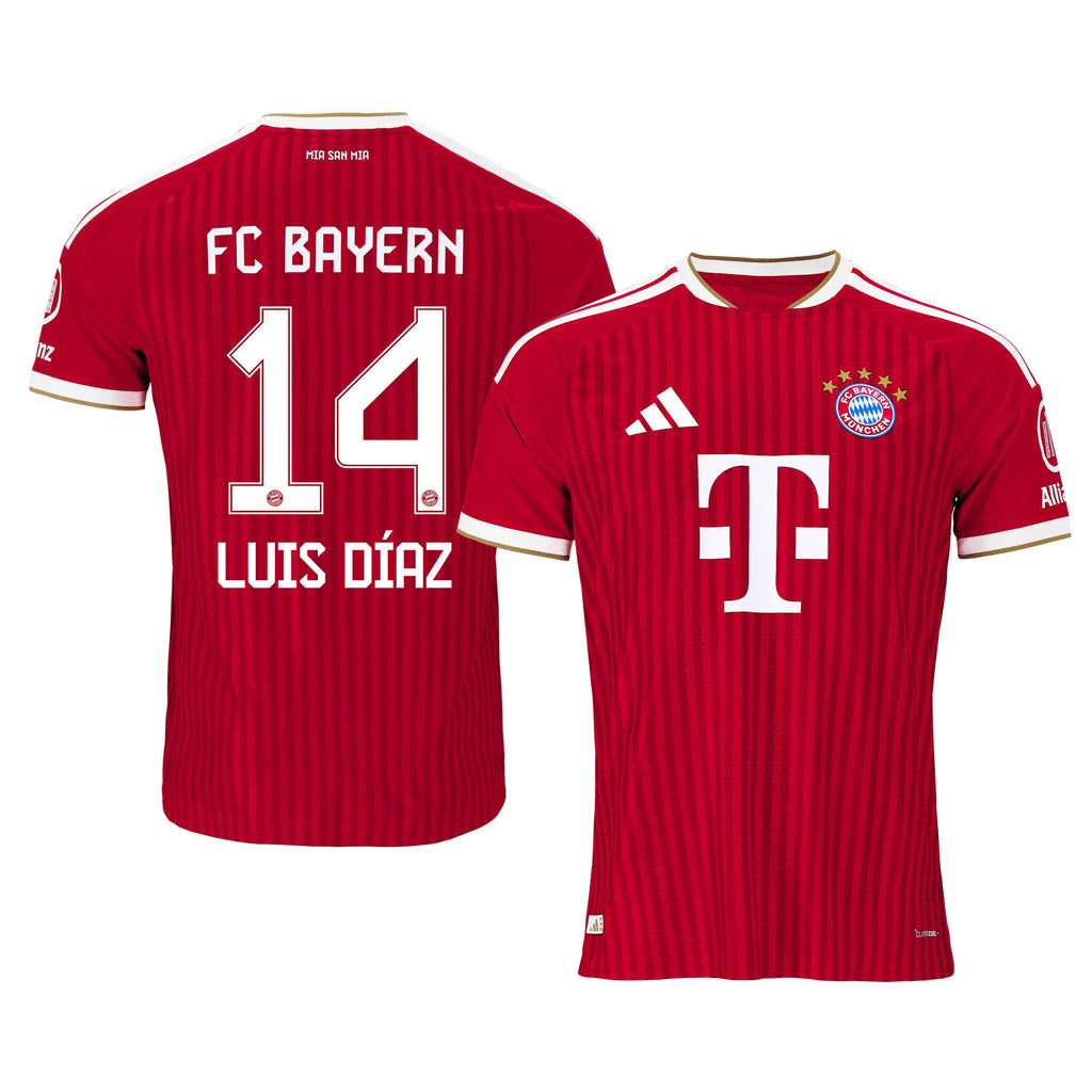 Luis Díaz 14 Bayern Munich 2026/27 Home Jersey - Men, Red