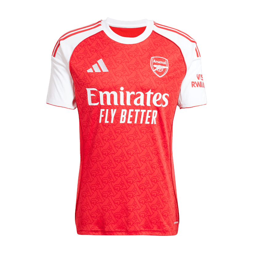 Eberechi Eze 10 Signature Arsenal 25/26 Home Men Jersey - White/Red