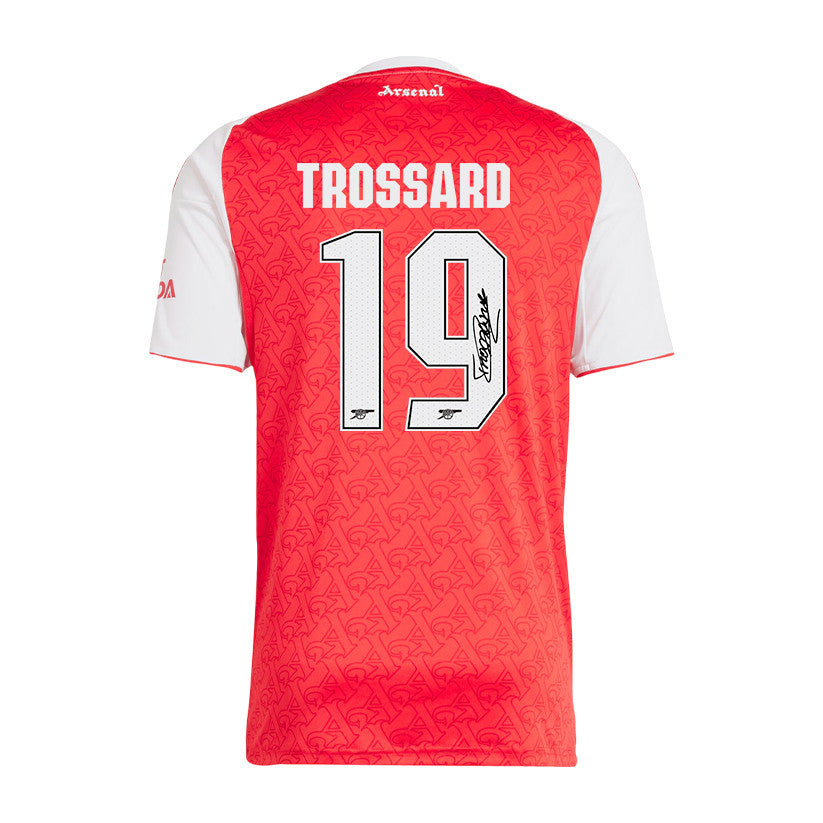 Leandro Trossard 19 Signature Arsenal 25/26 Home Men Jersey - White/Red