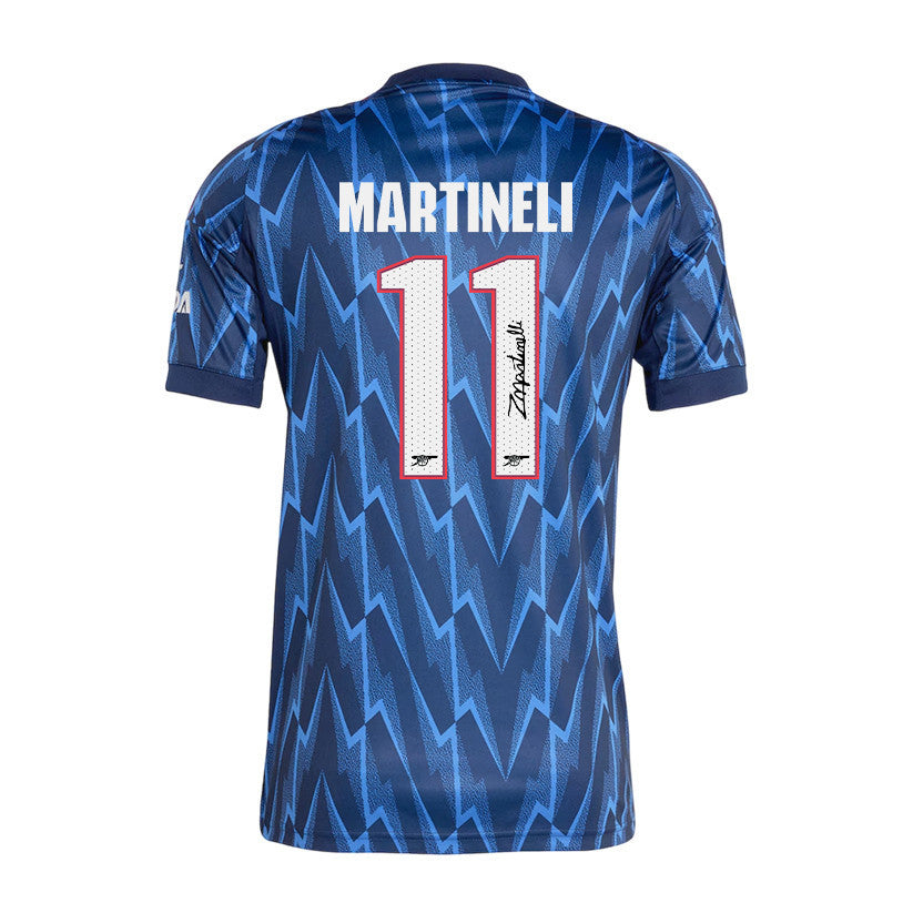 Gabriel Martinelli 11 Signature Arsenal 25/26 Away Men Jersey - Navy Blue