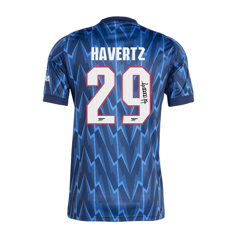 Kai Havertz 29 Signature Arsenal 25/26 Away Men Jersey - Navy Blue