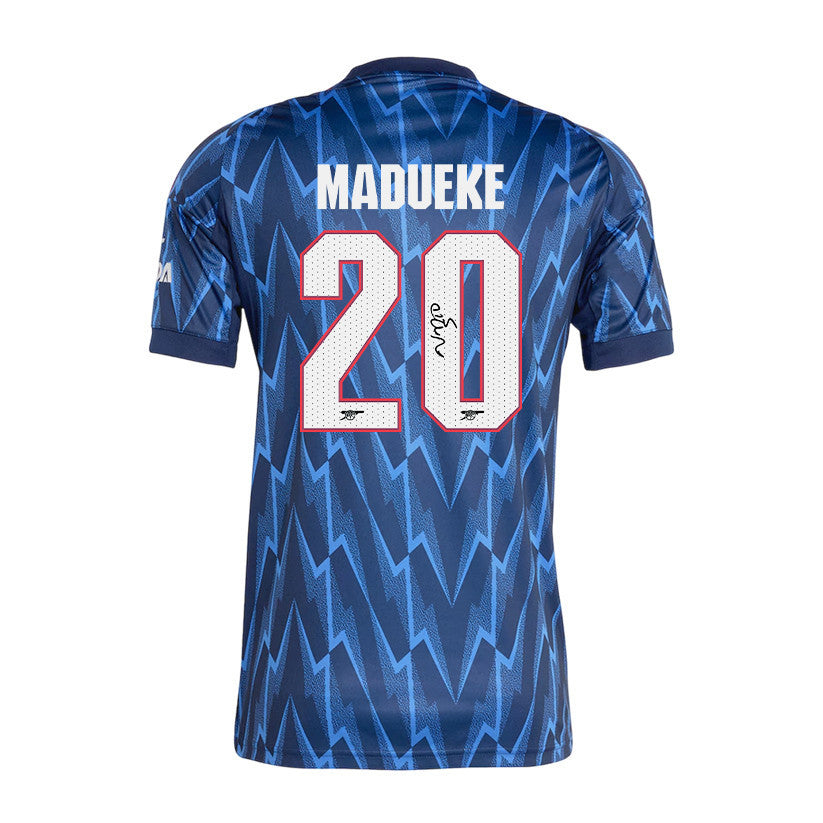 Noni Madueke 20 Signature Arsenal 25/26 Away Men Jersey - Navy Blue