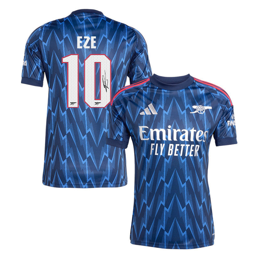 Eberechi Eze 10 Signature Arsenal 25/26 Away Men Jersey - Navy Blue