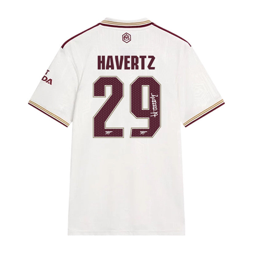 Kai Havertz 29 Signature Arsenal 25/26 Third Men Jersey - Cream