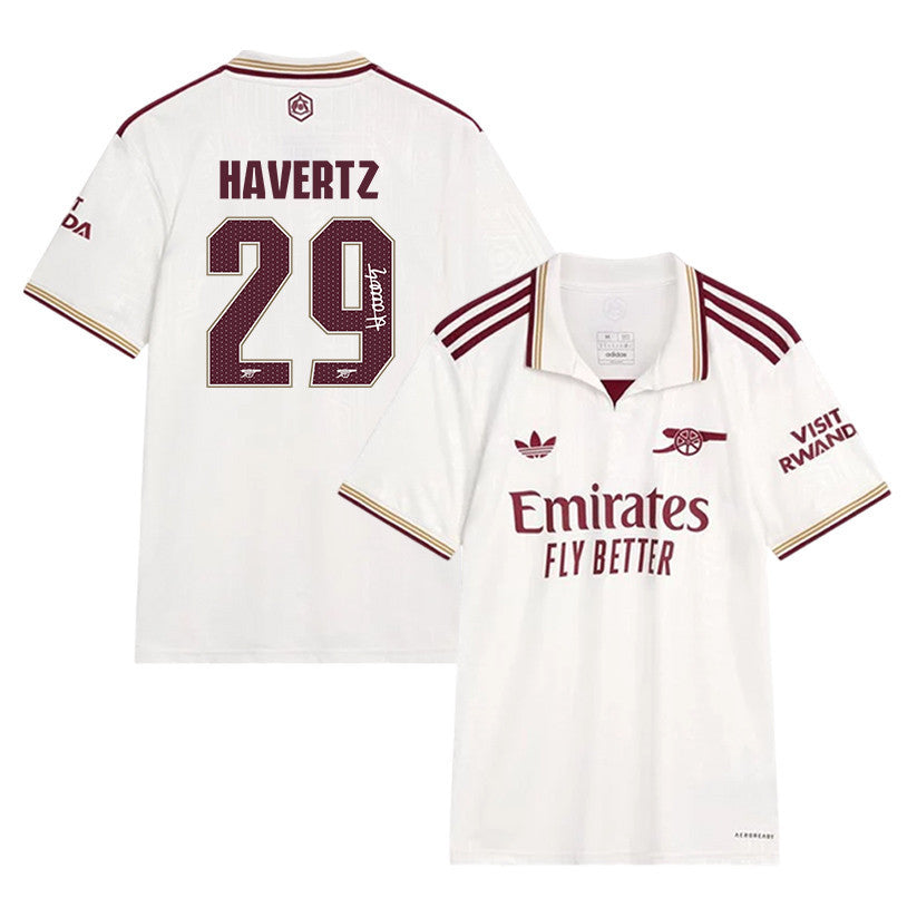 Kai Havertz 29 Signature Arsenal 25/26 Third Men Jersey - Cream