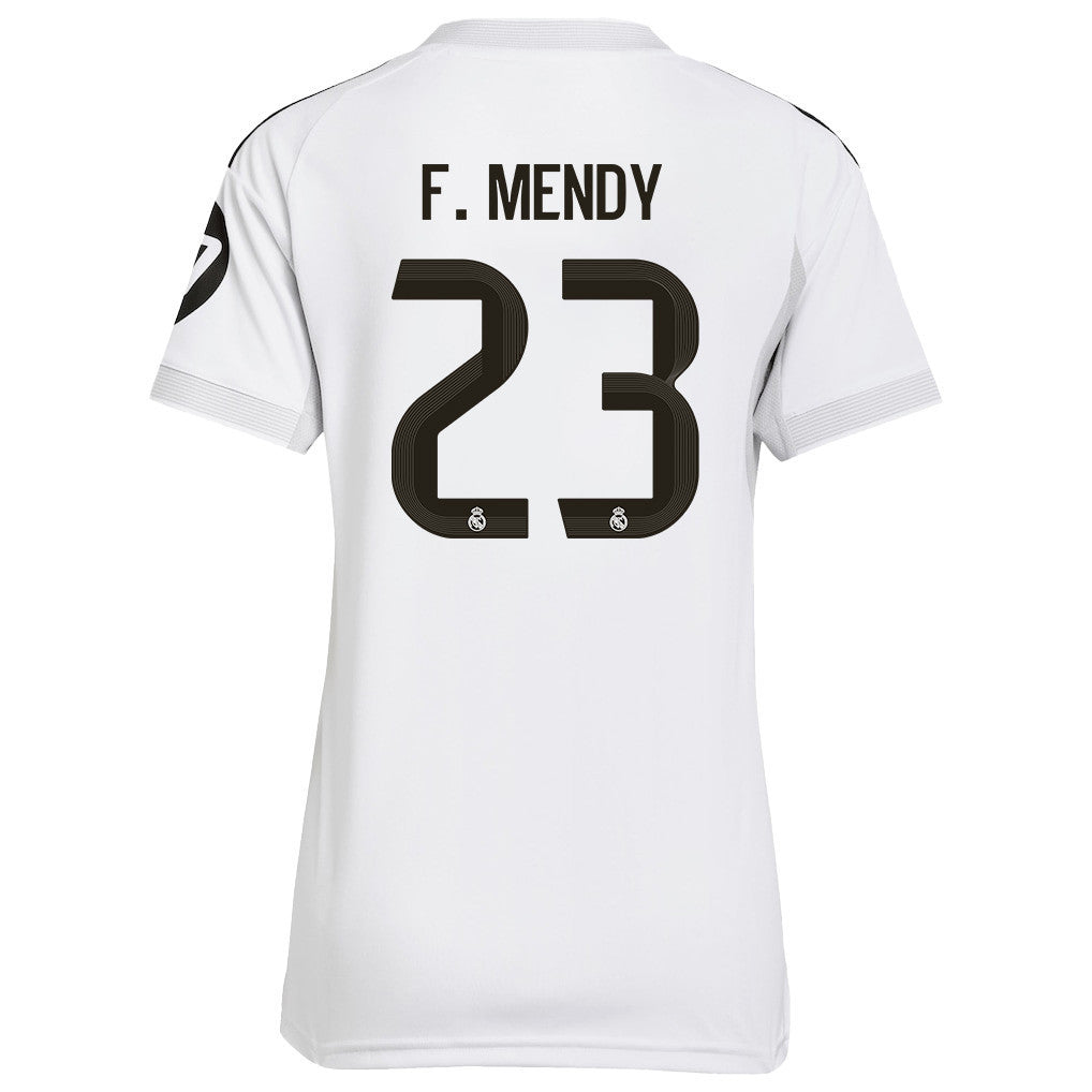 Ferland Mendy 23 Real Madrid 25/26 Home Women Jersey - White
