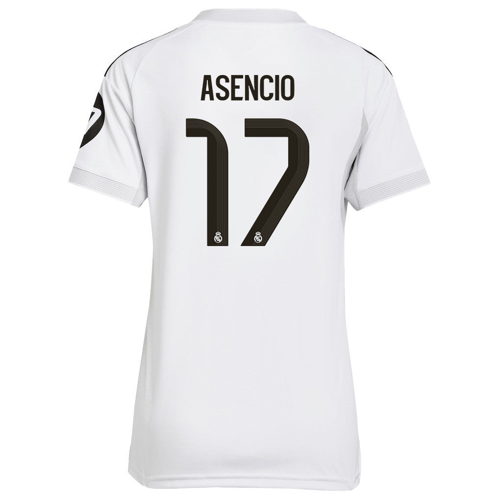 Raúl Asencio 17 Real Madrid 25/26 Home Women Jersey - White