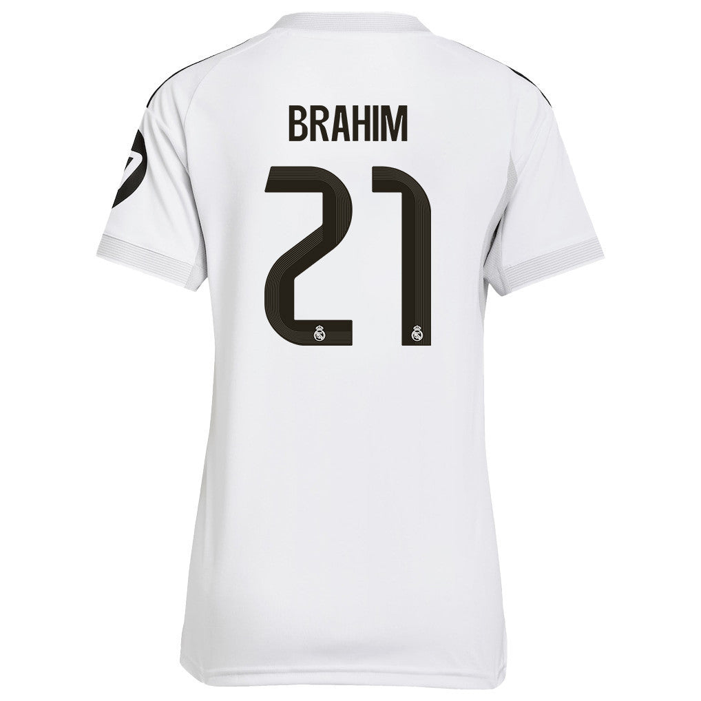 Brahim Díaz 21 Real Madrid 25/26 Home Women Jersey - White