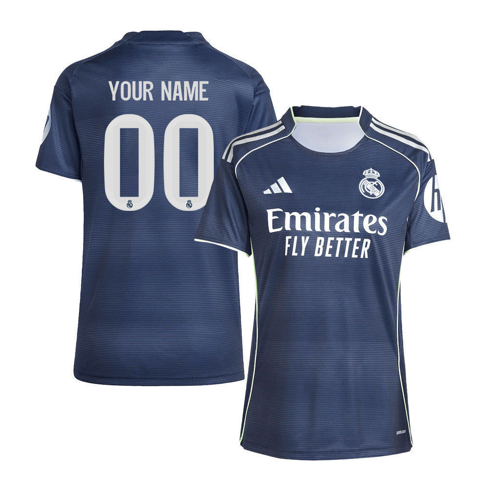 Real Madrid 25/26 Personalized Away Women Jersey - Legend Ink