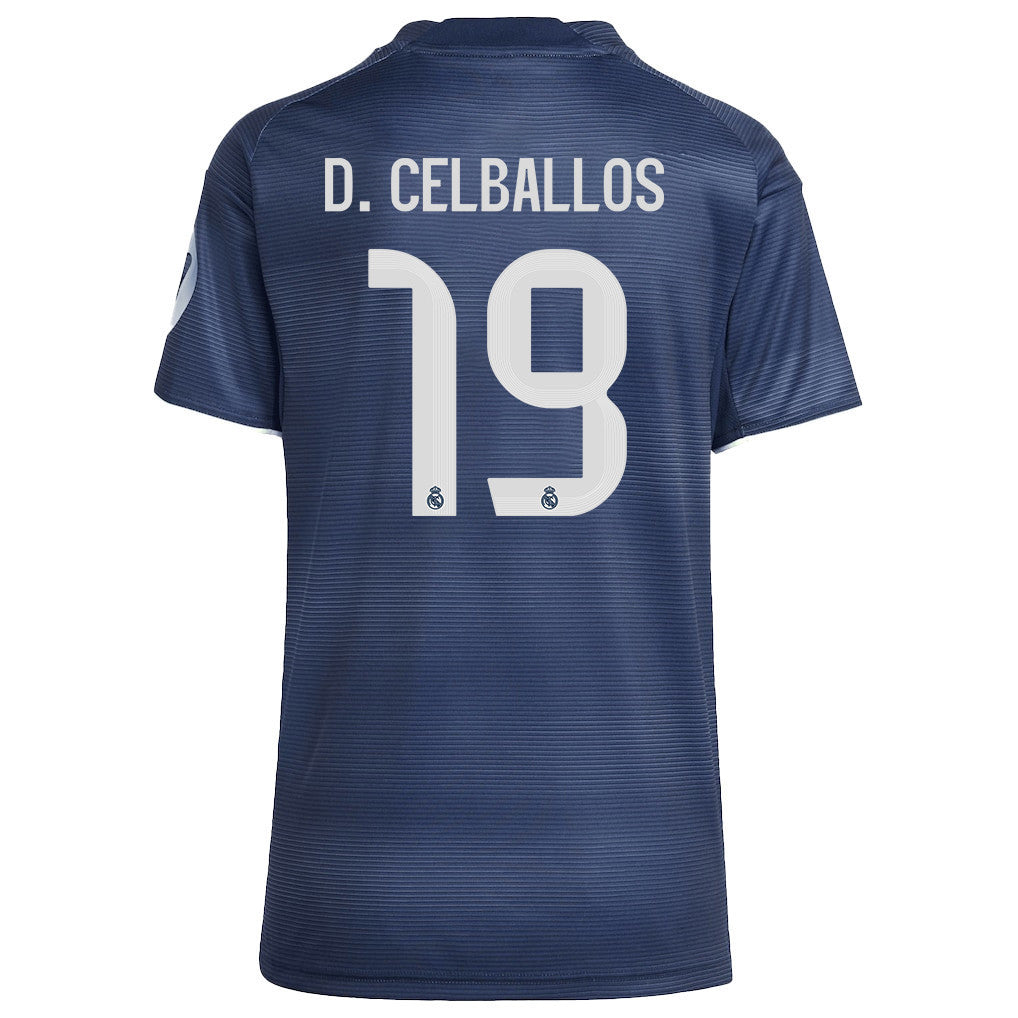Dani Ceballos 19 Real Madrid 25/26 Away Women Jersey - Lengend Ink