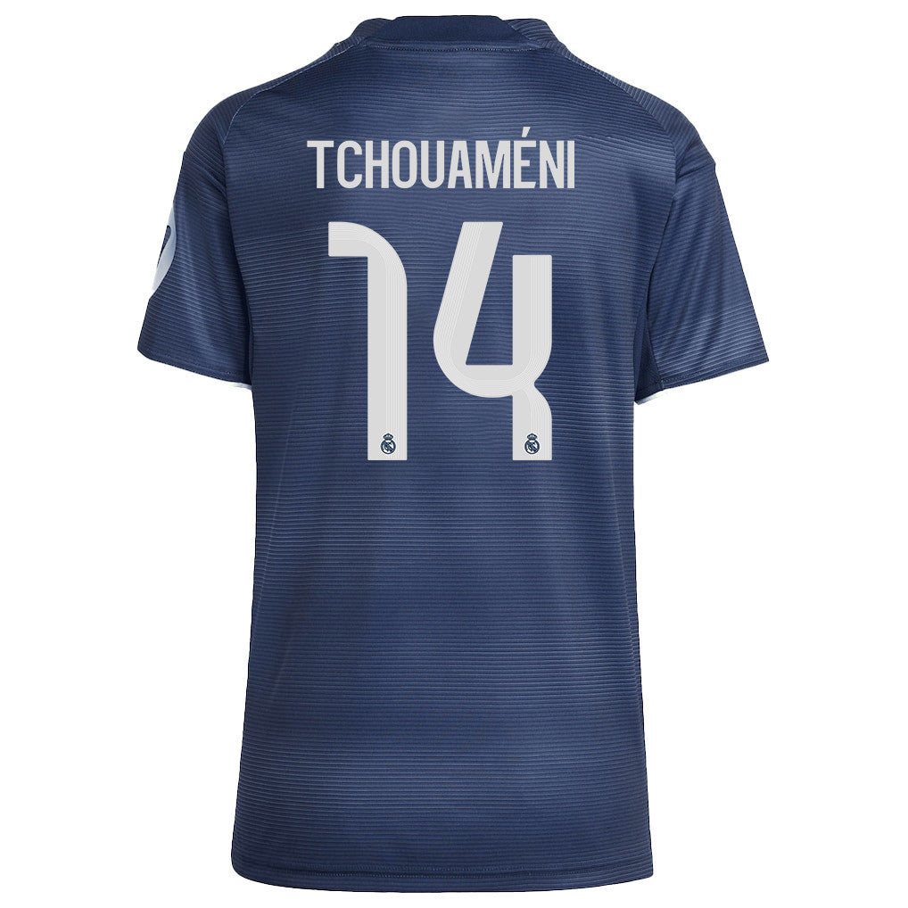Aurélien Tchouaméni 14 Real Madrid 25/26 Away Women Jersey - Lengend Ink