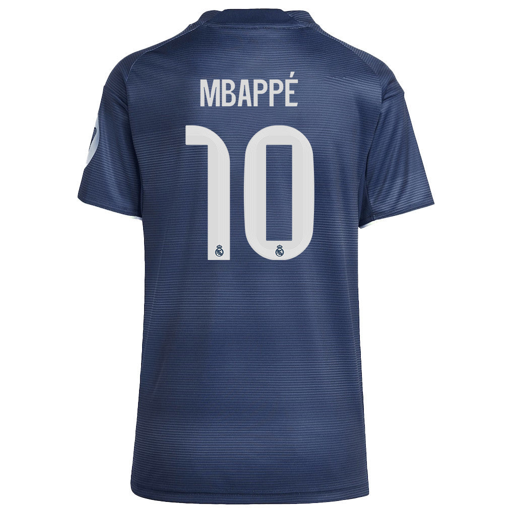 Kylian Mbappé 10 Real Madrid 25/26 Away Women Jersey - Lengend Ink