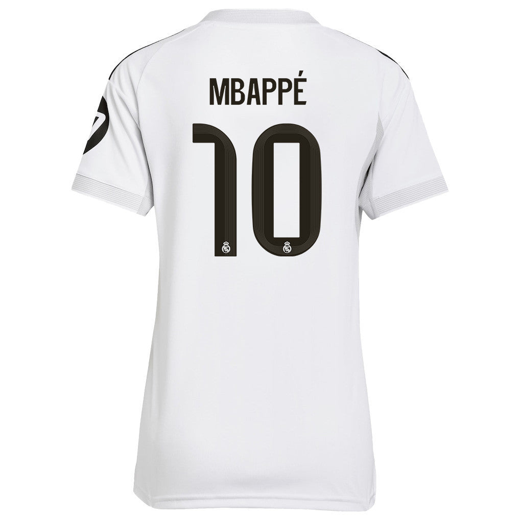 Kylian Mbappé 10 Real Madrid 25/26 Home Women Jersey - White