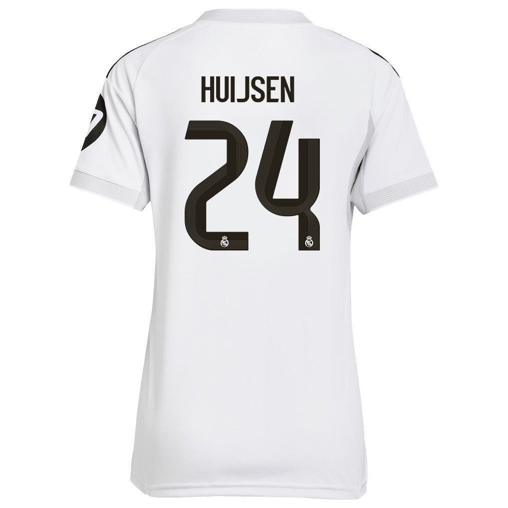 Dean Huijsen 24 Real Madrid 25/26 Home Women Jersey - White