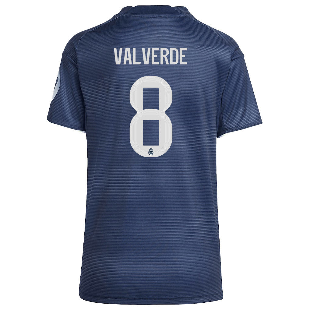 Federico Valverde 8 Real Madrid 25/26 Away Women Jersey - Legend Ink
