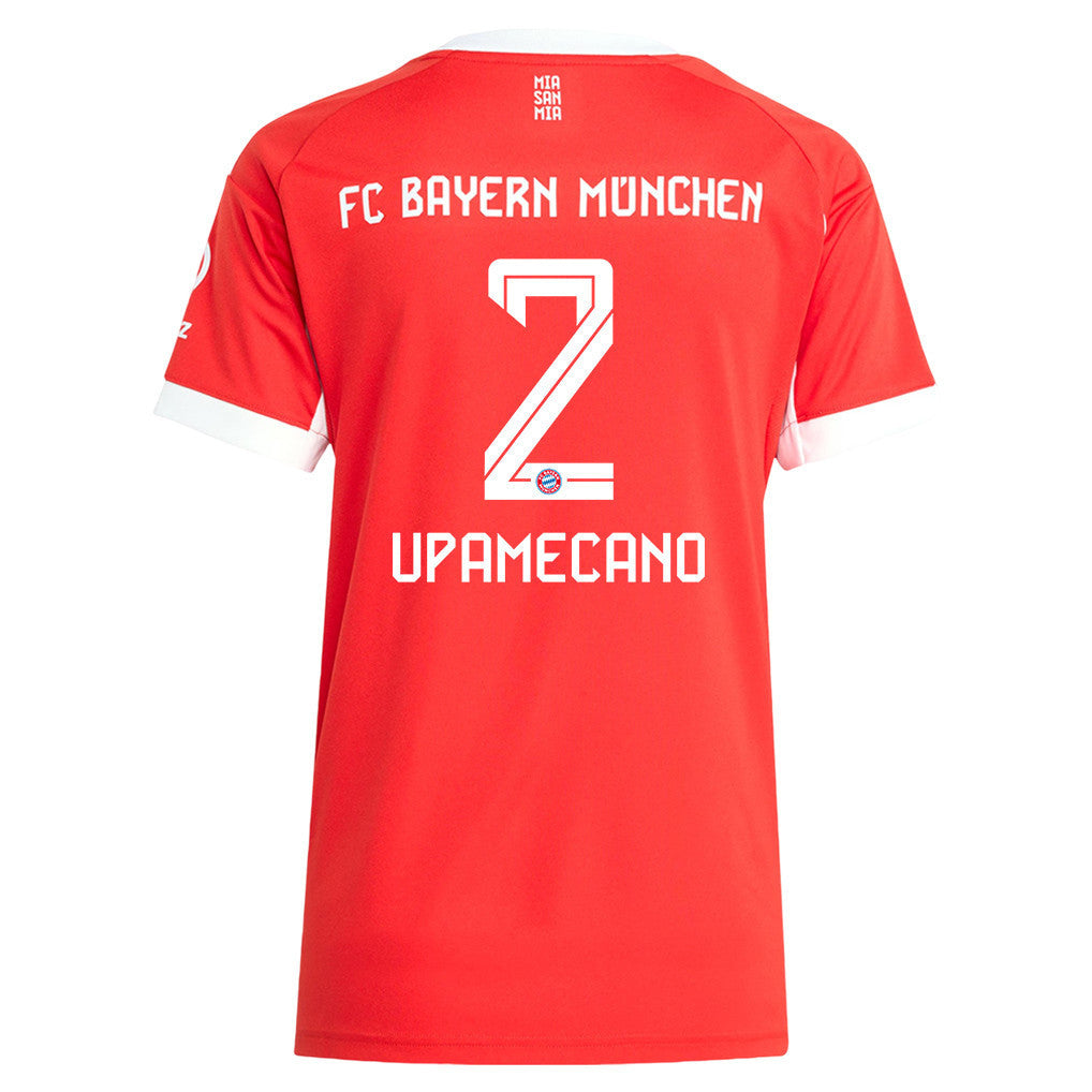 Dayot Upamecano 2 Bayern Munich 25/26 Home Women Jersey - Red