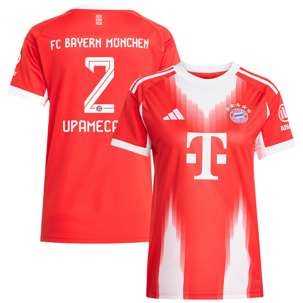 Dayot Upamecano 2 Bayern Munich 25/26 Home Women Jersey - Red