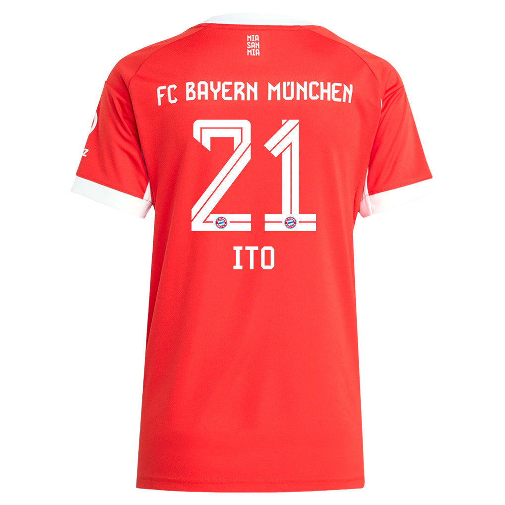 Hiroki Ito 21 Bayern Munich 25/26 Home Women Jersey - Red