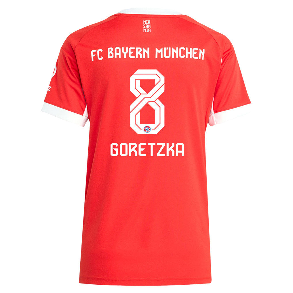Leon Goretzka 8 Bayern Munich 25/26 Home Women Jersey - Red