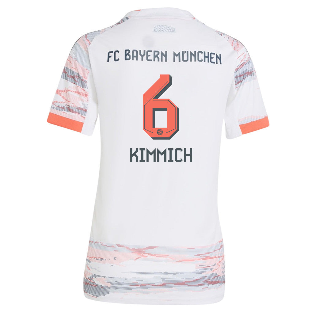 Joshua Kimmich 6 Bayern Munich 25/26 Away Women Jersey - White