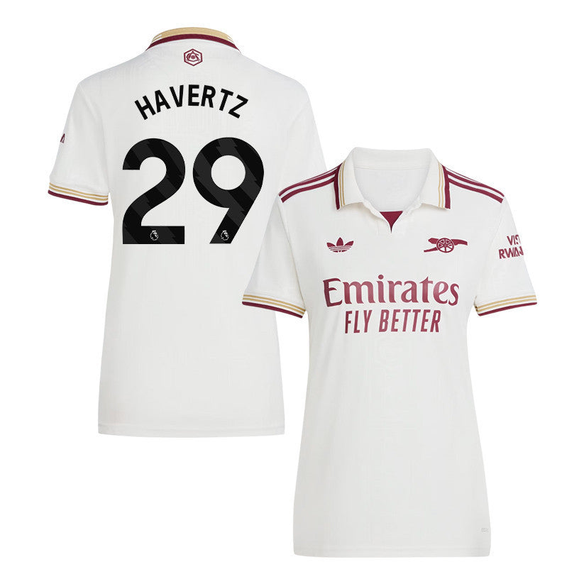 Kai Havertz 29 Arsenal 25/26 Third Women Jersey - White