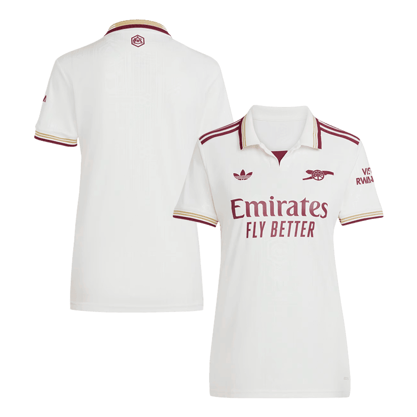 Arsenal 25/26 Third Women Jersey - White