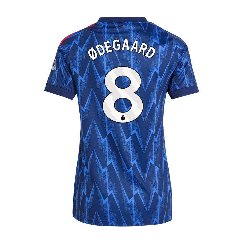 Martin Ødegaard 8 Arsenal 25/26 Away Women Jersey - Navy Blue