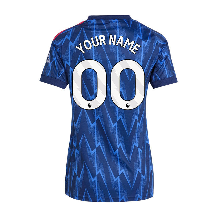 Arsenal 25/26 Personalized Away Women Jersey - Navy Blue